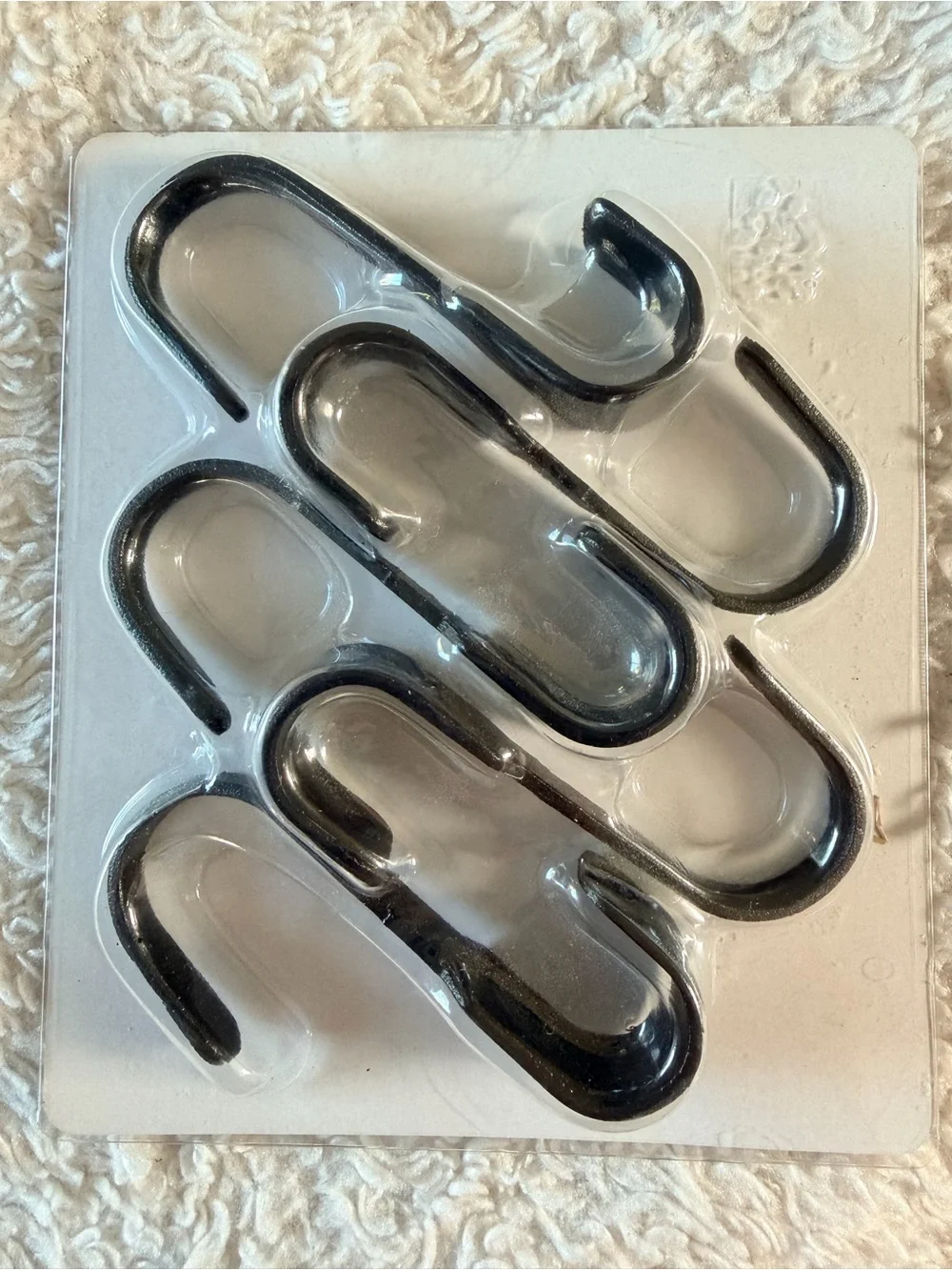 FREE w/$15+ purchase. Set of Black S-Shaped Hooks